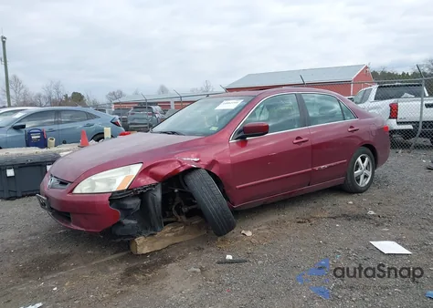 2005 Honda Accord 2.4 Ex из США, поврежденный, VIN 1HGCM568X5A123772